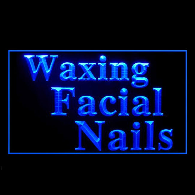 160127 Waxing Facial Nails Beauty Salon Shop Home Decor Open Display illuminated Night Light Neon Sign 16 Color By Remote