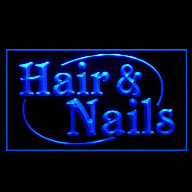 160134 Hair Nails Beauty Salon Home Decor Open Display illuminated Night Light Neon Sign 16 Color By Remote