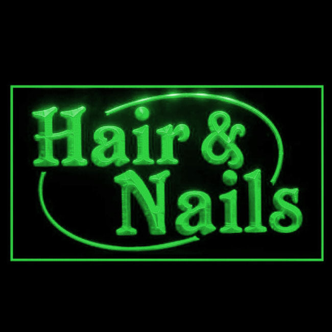 160134 Hair Nails Beauty Salon Home Decor Open Display illuminated Night Light Neon Sign 16 Color By Remote