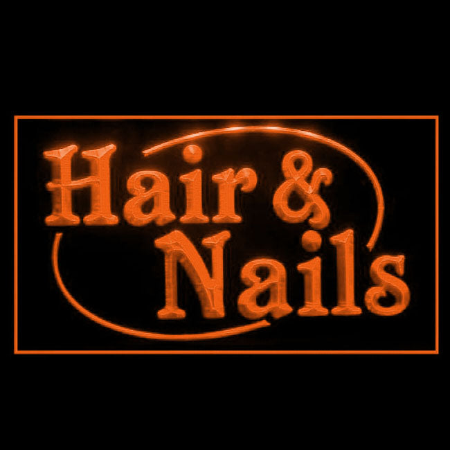 160134 Hair Nails Beauty Salon Home Decor Open Display illuminated Night Light Neon Sign 16 Color By Remote