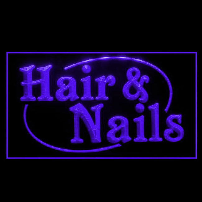 160134 Hair Nails Beauty Salon Home Decor Open Display illuminated Night Light Neon Sign 16 Color By Remote