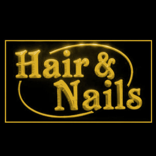 160134 Hair Nails Beauty Salon Home Decor Open Display illuminated Night Light Neon Sign 16 Color By Remote