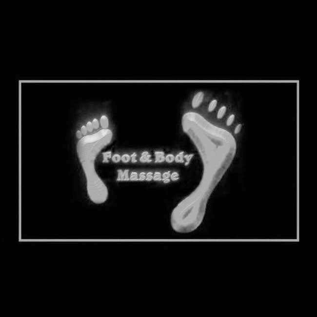 160137 Foot Body Massage Beauty Shop Home Decor Open Display illuminated Night Light Neon Sign 16 Color By Remote