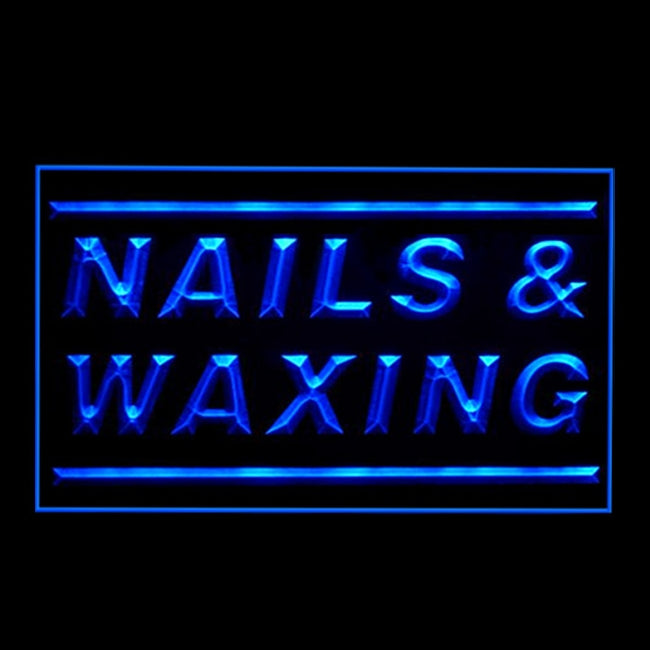 160141 Nails Waxing Beauty Salon Home Decor Open Display illuminated Night Light Neon Sign 16 Color By Remote