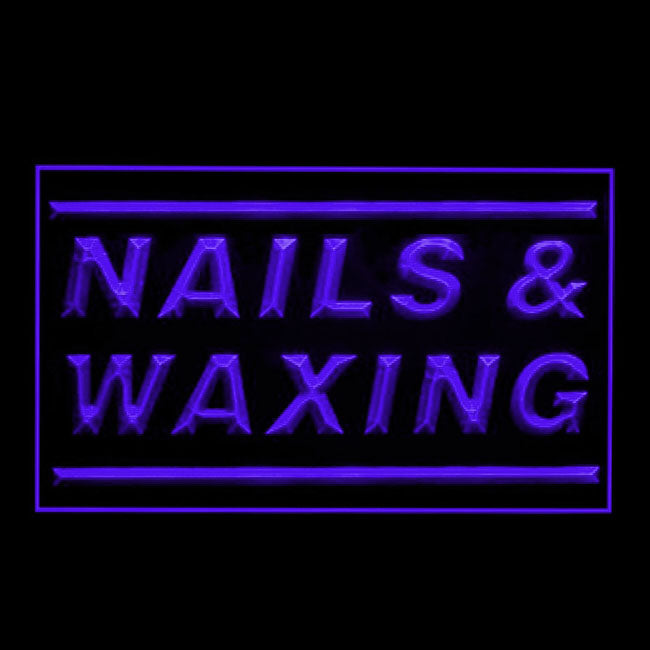 160141 Nails Waxing Beauty Salon Home Decor Open Display illuminated Night Light Neon Sign 16 Color By Remote