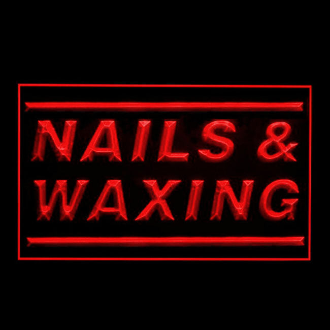 160141 Nails Waxing Beauty Salon Home Decor Open Display illuminated Night Light Neon Sign 16 Color By Remote