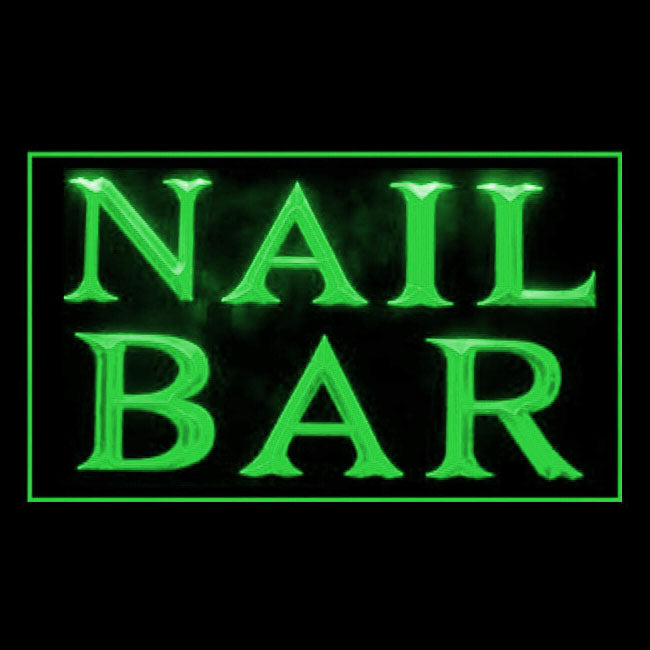160142 Nail Bar Beauty Salon Home Decor Open Display illuminated Night Light Neon Sign 16 Color By Remote