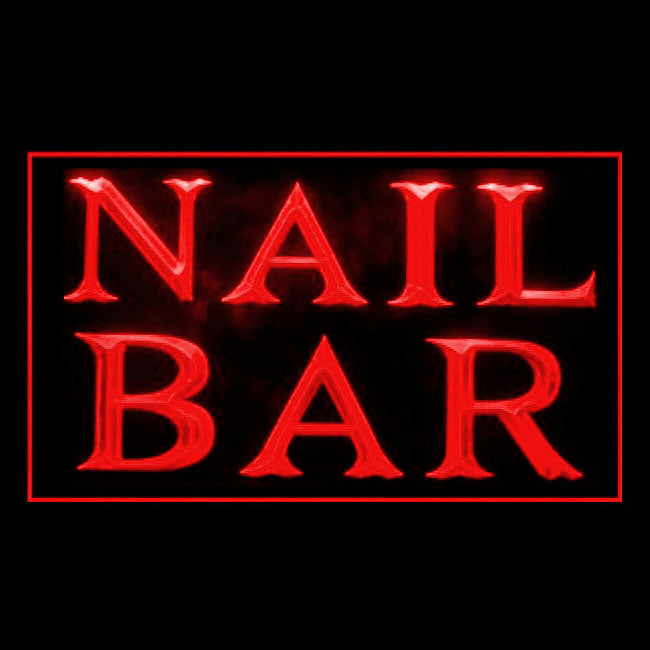 160142 Nail Bar Beauty Salon Home Decor Open Display illuminated Night Light Neon Sign 16 Color By Remote