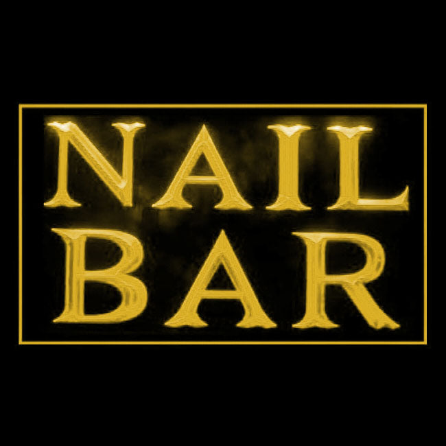 160142 Nail Bar Beauty Salon Home Decor Open Display illuminated Night Light Neon Sign 16 Color By Remote