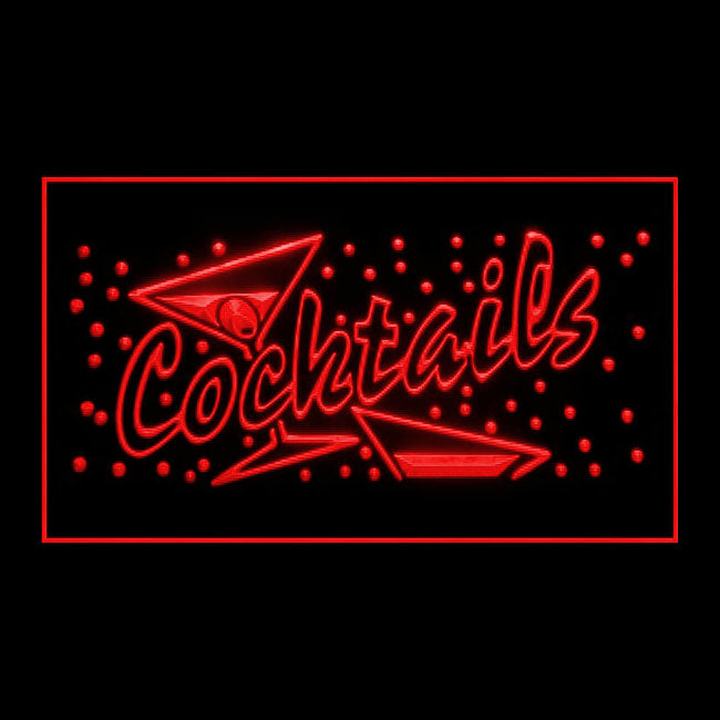 170007 Cocktails Bar Pub Club Home Decor Open Display illuminated Night Light Neon Sign 16 Color By Remote