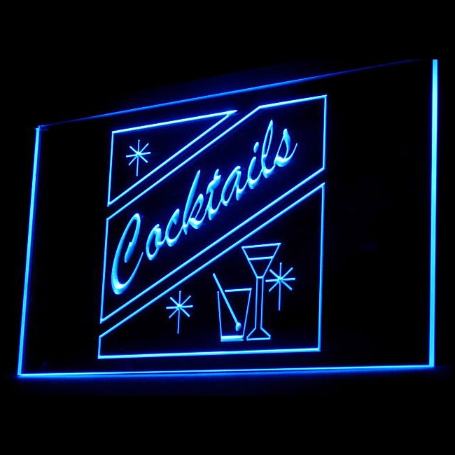 170012 Cocktails Bar Pub Club Home Decor Open Display illuminated Night Light Neon Sign 16 Color By Remote