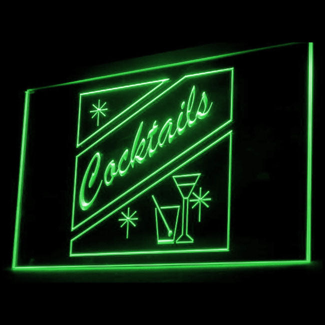 170012 Cocktails Bar Pub Club Home Decor Open Display illuminated Night Light Neon Sign 16 Color By Remote