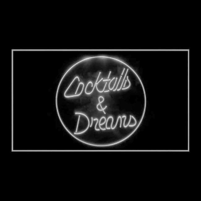 170021 Cocktails Dreams Bar Pub Home Decor Open Display illuminated Night Light Neon Sign 16 Color By Remote