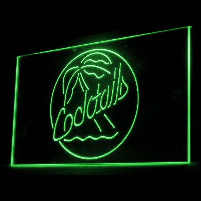 170025 Cocktails Bar Pub Club Home Decor Open Display illuminated Night Light Neon Sign 16 Color By Remote