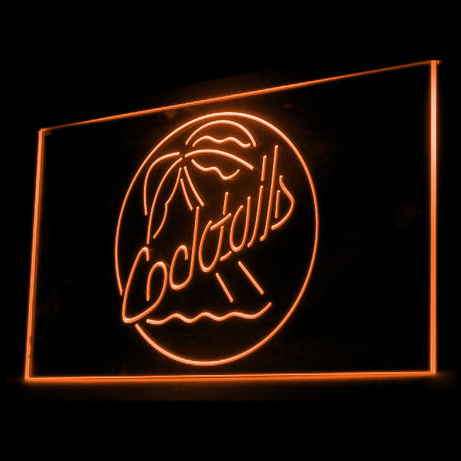 170025 Cocktails Bar Pub Club Home Decor Open Display illuminated Night Light Neon Sign 16 Color By Remote