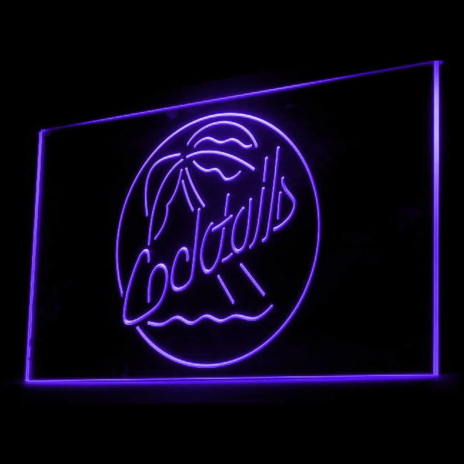 170025 Cocktails Bar Pub Club Home Decor Open Display illuminated Night Light Neon Sign 16 Color By Remote