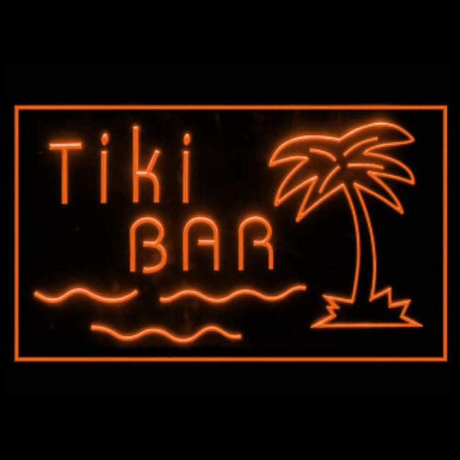 170050 Tiki Bar Happy Hours Beer Home Decor Open Display illuminated Night Light Neon Sign 16 Color By Remote