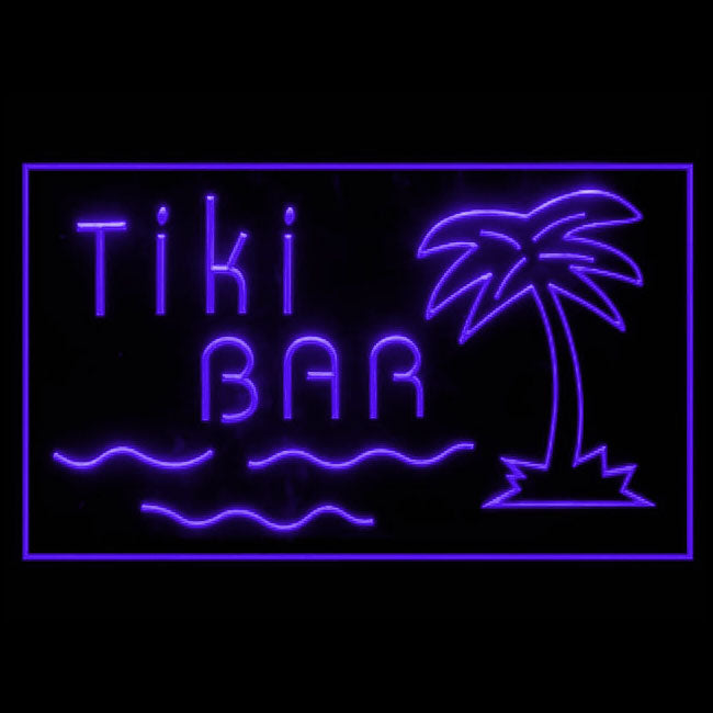 170050 Tiki Bar Happy Hours Beer Home Decor Open Display illuminated Night Light Neon Sign 16 Color By Remote