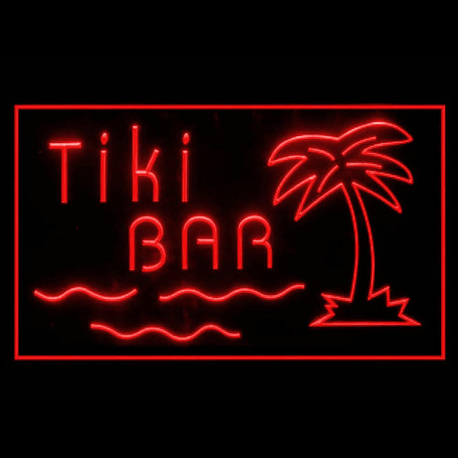 170050 Tiki Bar Happy Hours Beer Home Decor Open Display illuminated Night Light Neon Sign 16 Color By Remote