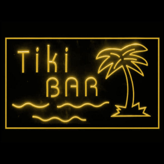 170050 Tiki Bar Happy Hours Beer Home Decor Open Display illuminated Night Light Neon Sign 16 Color By Remote