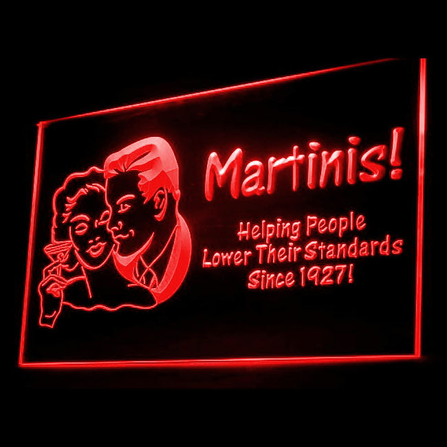 170061 Martinis Helping People Bar Pub Home Decor Open Display illuminated Night Light Neon Sign 16 Color By Remote