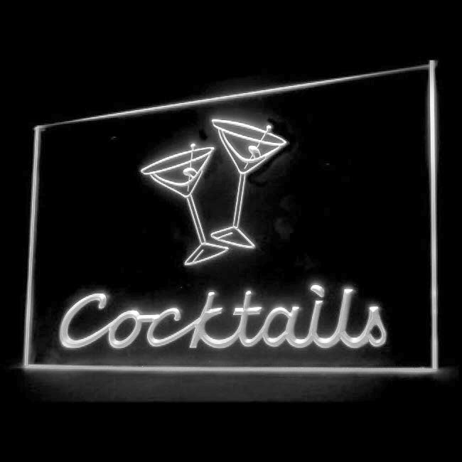 170065 Cocktails Bar Pub Club Home Decor Open Display illuminated Night Light Neon Sign 16 Color By Remote