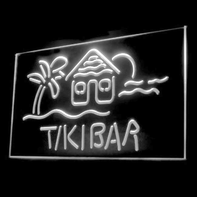 170073 Tiki Bar Happy Hours Beer Home Decor Open Display illuminated Night Light Neon Sign 16 Color By Remote
