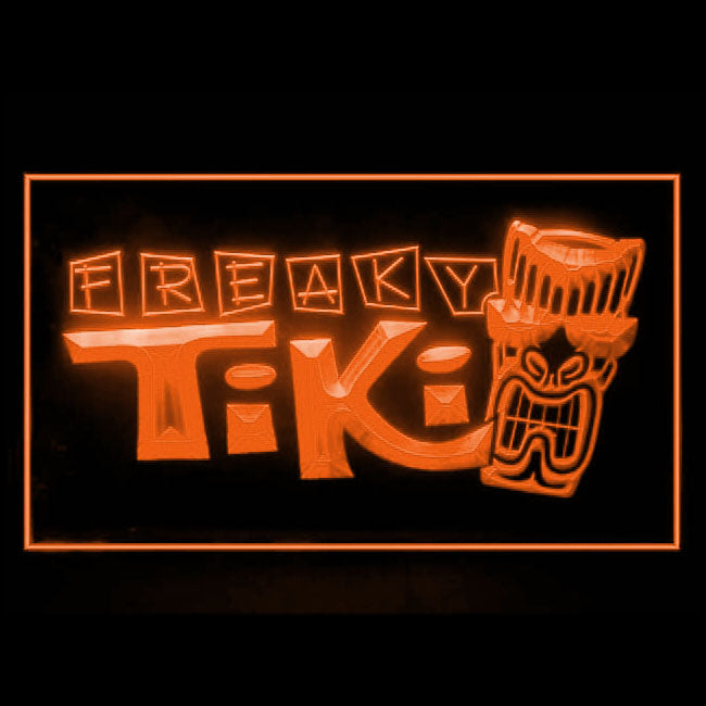 170075 Freaky Tiki Bar Beer Home Decor Open Display illuminated Night Light Neon Sign 16 Color By Remote
