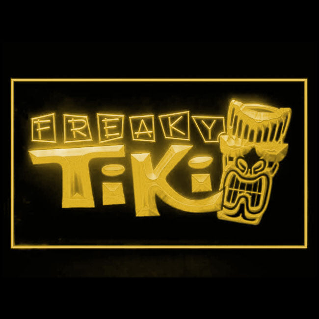 170075 Freaky Tiki Bar Beer Home Decor Open Display illuminated Night Light Neon Sign 16 Color By Remote