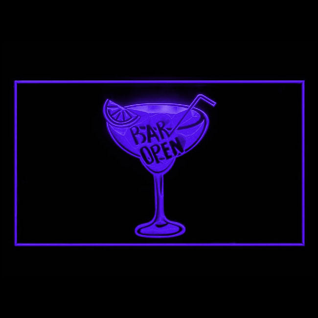 170081 Bar is Open Happy Hours Beer Home Decor Open Display illuminated Night Light Neon Sign 16 Color By Remote