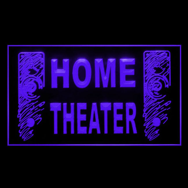 170092 Home Theater Studio Home Decor Open Display illuminated Night Light Neon Sign 16 Color By Remote