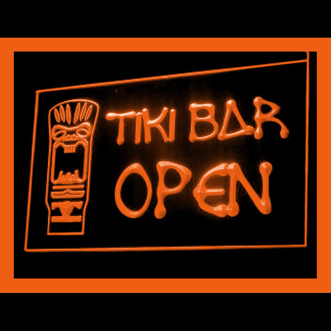 170102 Tiki Bar Happy Hours Beer Home Decor Open Display illuminated Night Light Neon Sign 16 Color By Remote