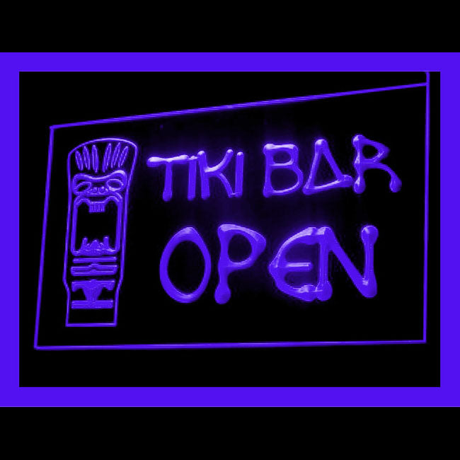170102 Tiki Bar Happy Hours Beer Home Decor Open Display illuminated Night Light Neon Sign 16 Color By Remote