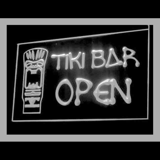 170102 Tiki Bar Happy Hours Beer Home Decor Open Display illuminated Night Light Neon Sign 16 Color By Remote