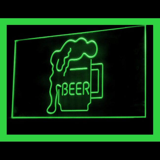 170103 Beer Bar Happy Hours Beer Home Decor Open Display illuminated Night Light Neon Sign 16 Color By Remote