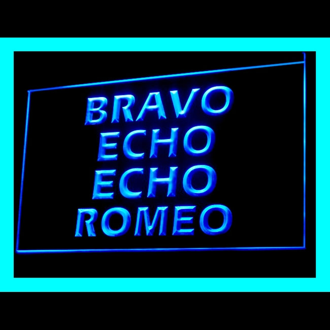170105 Beer Bravo Echo Romeo Bar Home Decor Open Display illuminated Night Light Neon Sign 16 Color By Remote