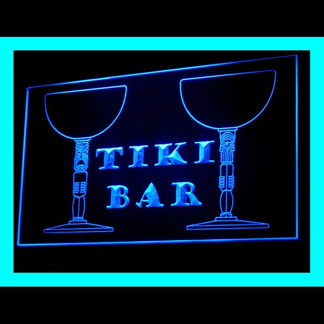 170114 Tiki Bar Happy Hours Beer Home Decor Open Display illuminated Night Light Neon Sign 16 Color By Remote