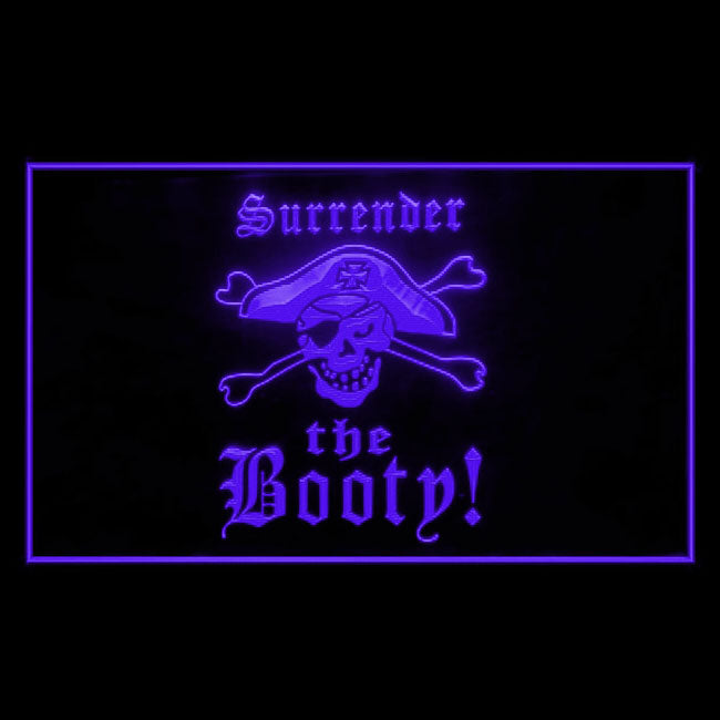 170115 Surrender The Booty Bar Pub Home Decor Open Display illuminated Night Light Neon Sign 16 Color By Remote
