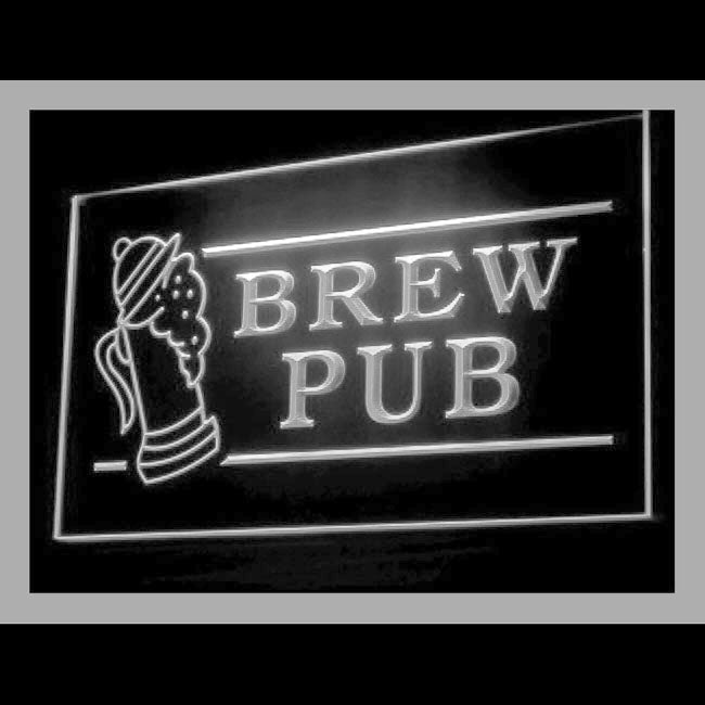 170117 Brew Pub Bar Club Home Decor Open Display illuminated Night Light Neon Sign 16 Color By Remote
