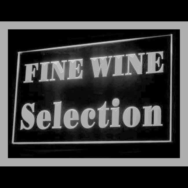 170118 Fine Wine Selection Shop Store Bar Pub Home Decor Open Display illuminated Night Light Neon Sign 16 Color By Remote