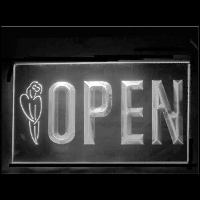 170144 Parrot Tiki Bar Beer Home Decor Open Display illuminated Night Light Neon Sign 16 Color By Remote
