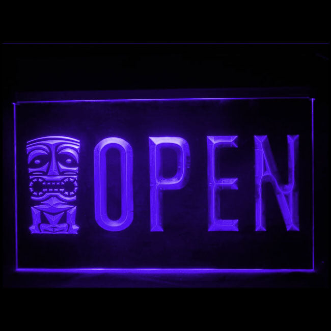 170145 Tiki Bar Beer Pub Home Decor Open Display illuminated Night Light Neon Sign 16 Color By Remote