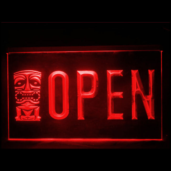 170145 Tiki Bar Beer Pub Home Decor Open Display illuminated Night Light Neon Sign 16 Color By Remote