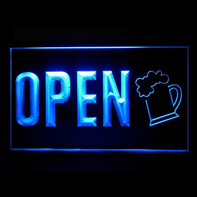 170154 Bar Happy Hours Beer Home Decor Open Display illuminated Night Light Neon Sign 16 Color By Remote