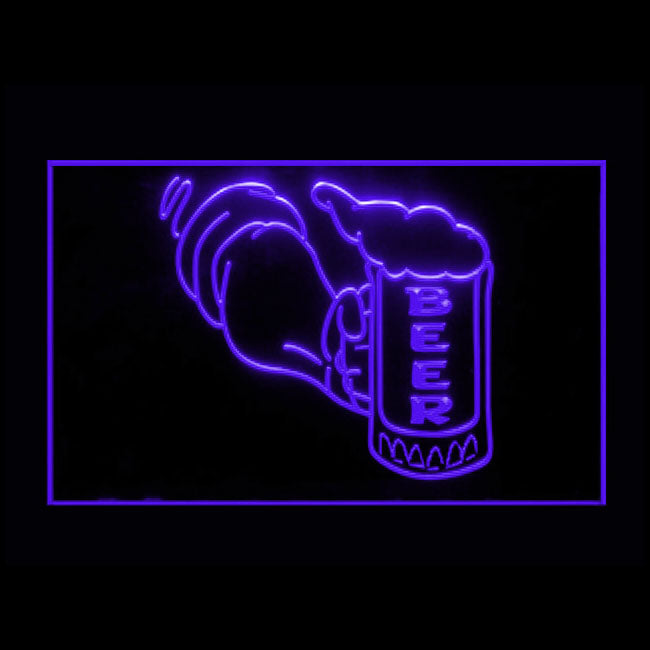 170170 Cold Beer Bar Pub Club Home Decor Open Display illuminated Night Light Neon Sign 16 Color By Remote