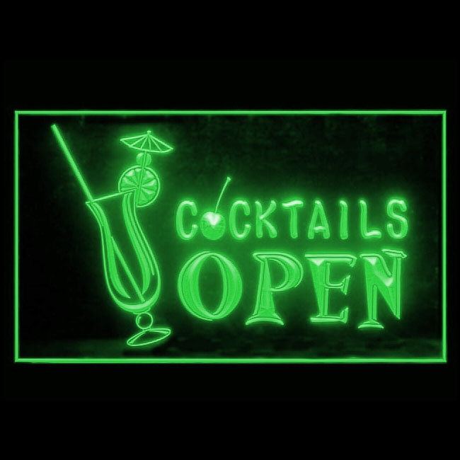 170174 Cocktails Bar Pub Club Home Decor Open Display illuminated Night Light Neon Sign 16 Color By Remote