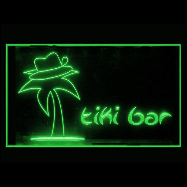 170183 Tiki Bar Happy Hours Beer Home Decor Open Display illuminated Night Light Neon Sign 16 Color By Remote