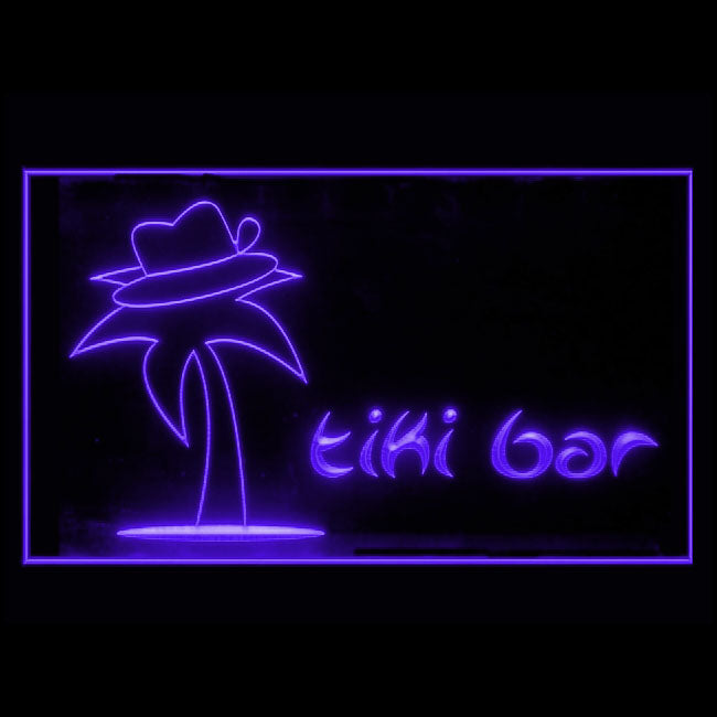 170183 Tiki Bar Happy Hours Beer Home Decor Open Display illuminated Night Light Neon Sign 16 Color By Remote