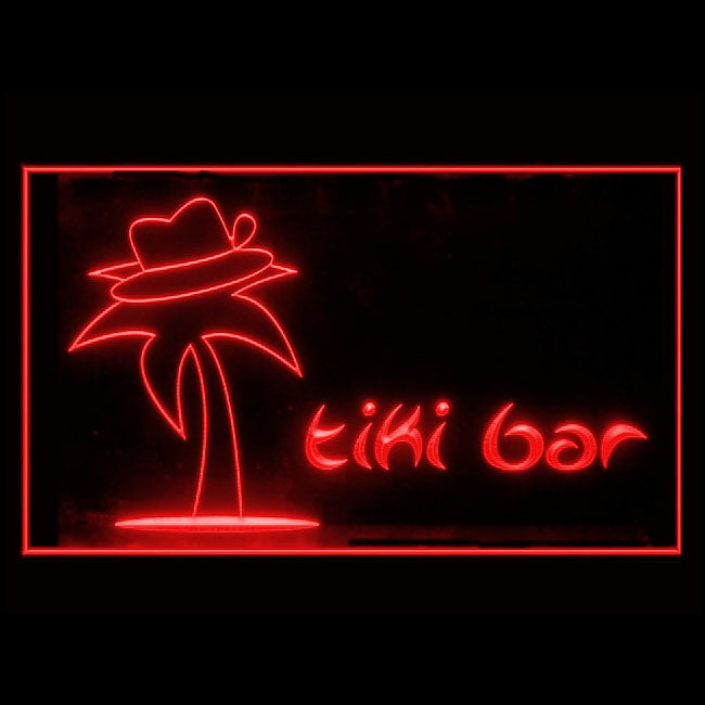 170183 Tiki Bar Happy Hours Beer Home Decor Open Display illuminated Night Light Neon Sign 16 Color By Remote