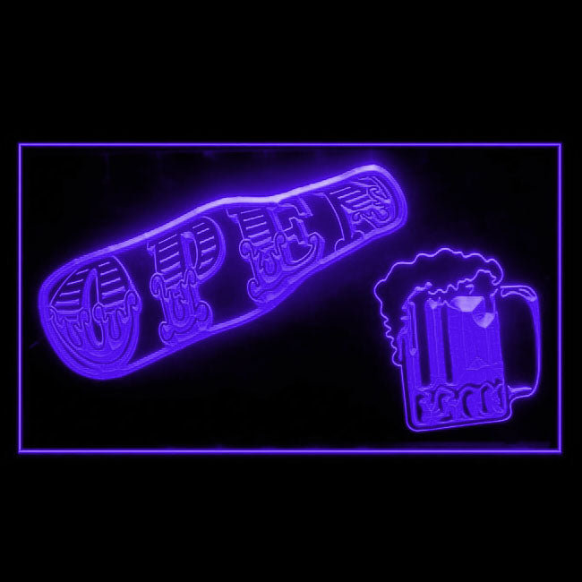 170190 Cold Beer Bar Pub Club Home Decor Open Display illuminated Night Light Neon Sign 16 Color By Remote